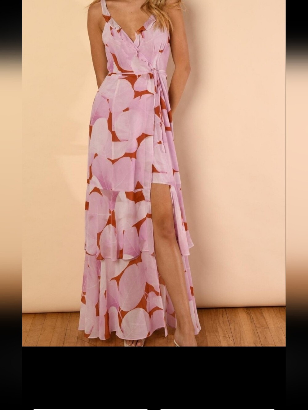 Hutch Sleeveless Georgia Wrap Maxi Dress